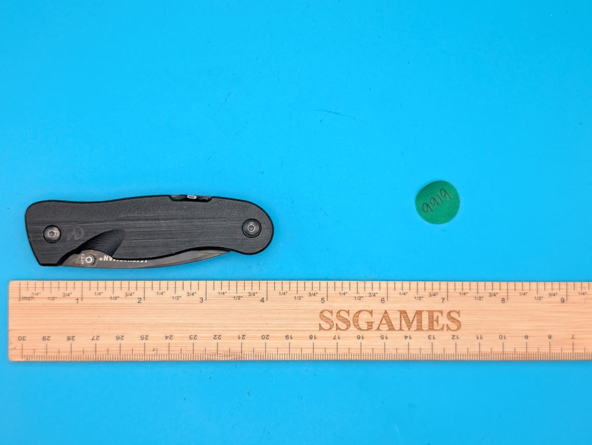 Leatherman Crater C33X Combo Edge Pocket Knife! Black!