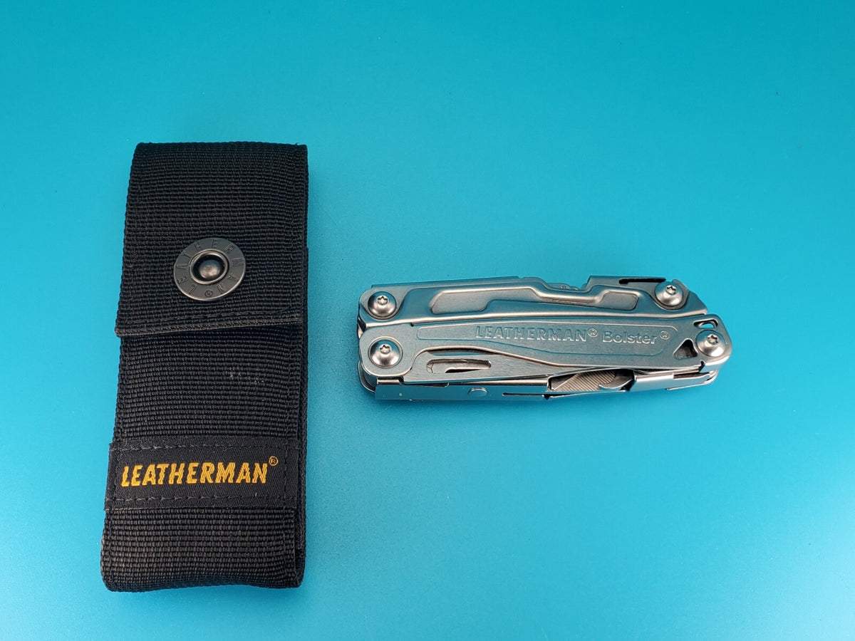 Leatherman Bolster 13 Tool Stainless Steel Multi-Tool! WITH SHEATH! NICE!