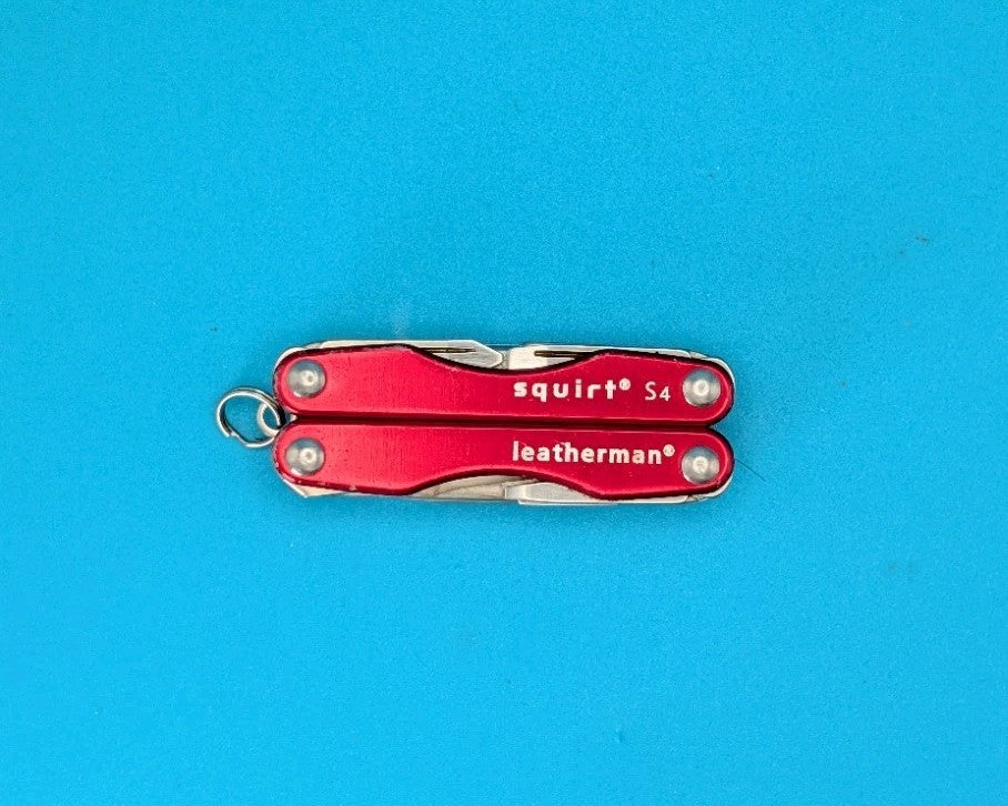 Leatherman "Squirt S4" Stainless Steel Multi Tool - RED!