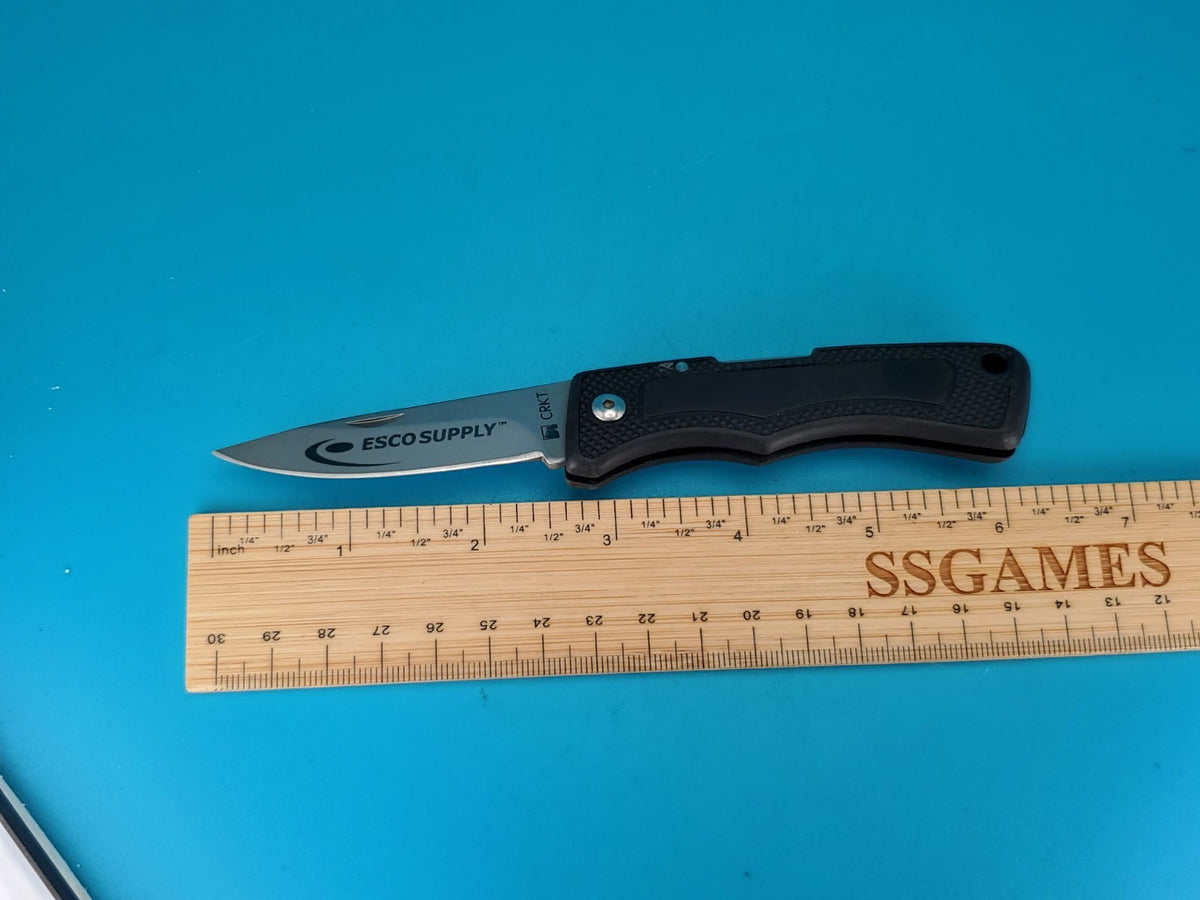 Retired CRKT Columbia River 6401 Colt Lockback Plain Edge Folding Pocket Knife!