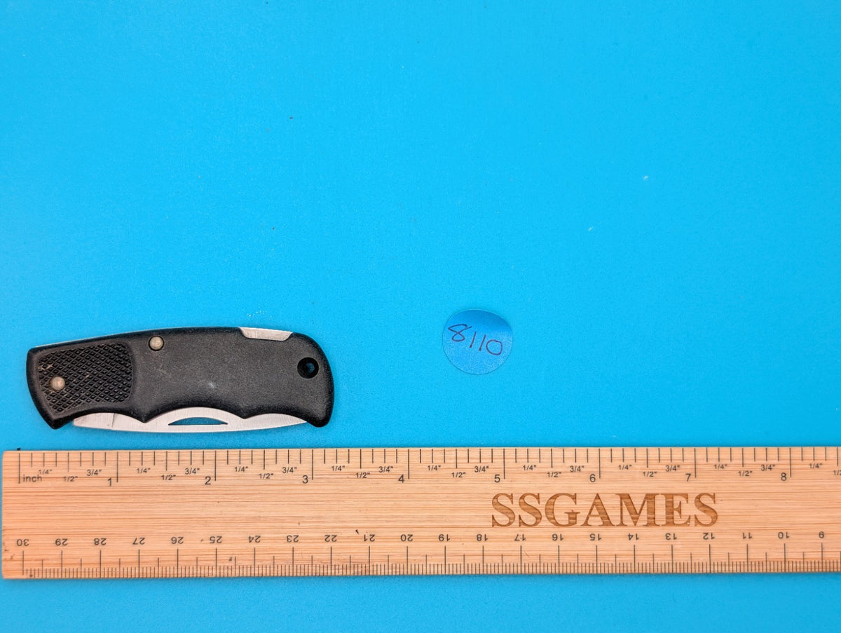 Cutco 1886 Serrated Edge Blade USA Lockback Knife! Black Handle! *HOSS*