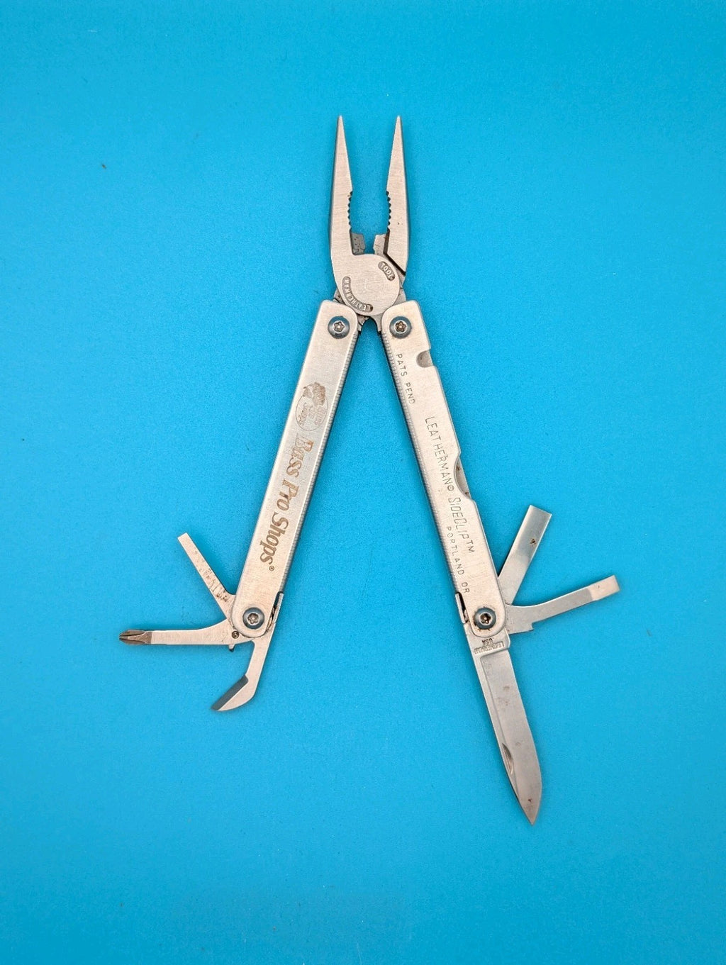 Leatherman SideClip Multi-Tool! 08/03 DATE STAMP! RARE! BASS PRO SHOPS