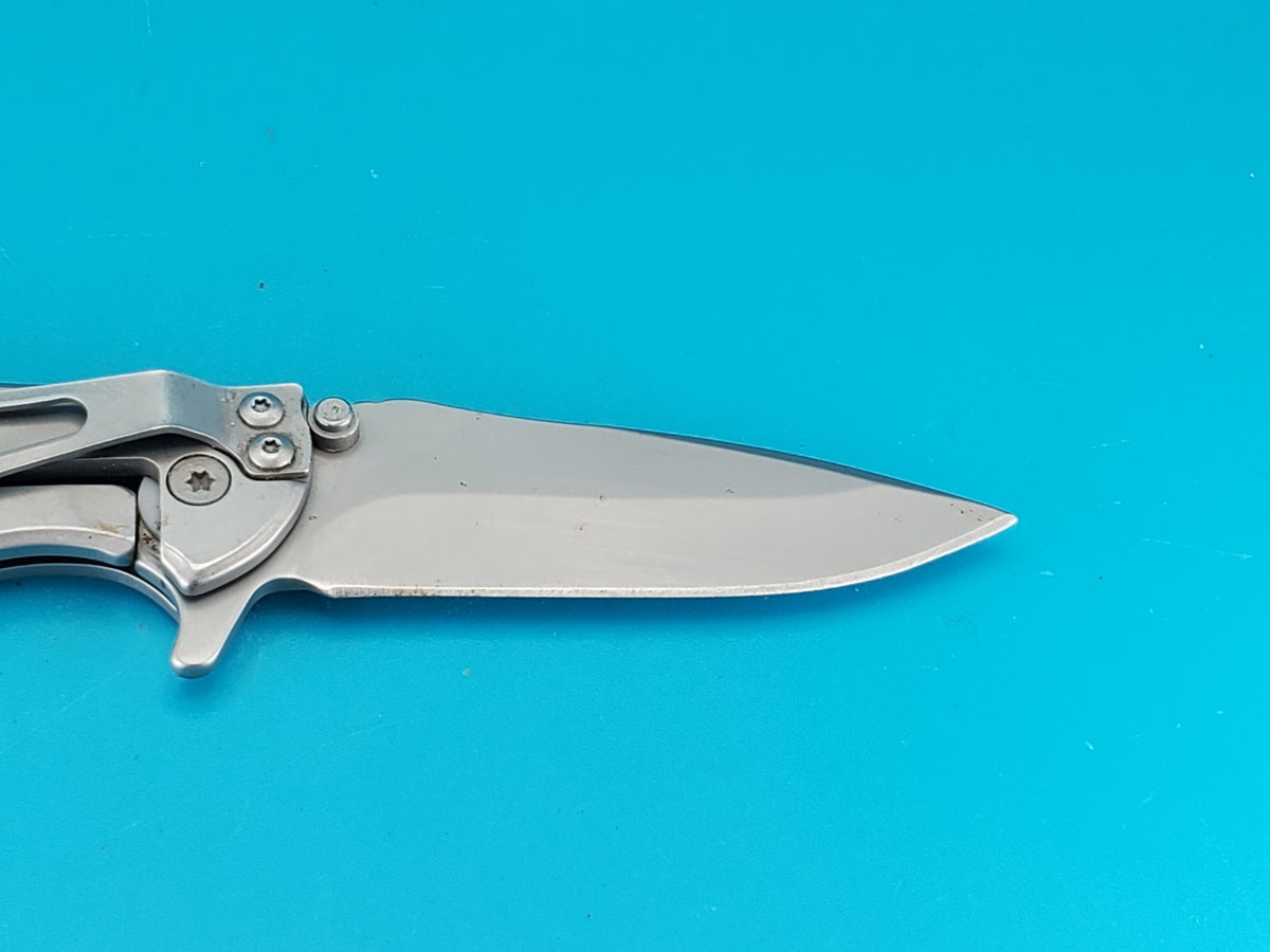 Gerber Torch I Frame Lock Plain Edge Blade Folding Pocket Knife!