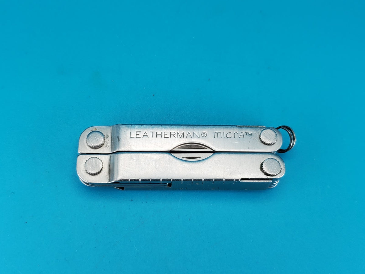 Leatherman Micra Multi-Tool, Knife, Scissors, Key Ring, Stainless!