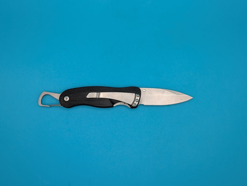 Leatherman Crater C33 Plain Edge Pocket Knife! Black!