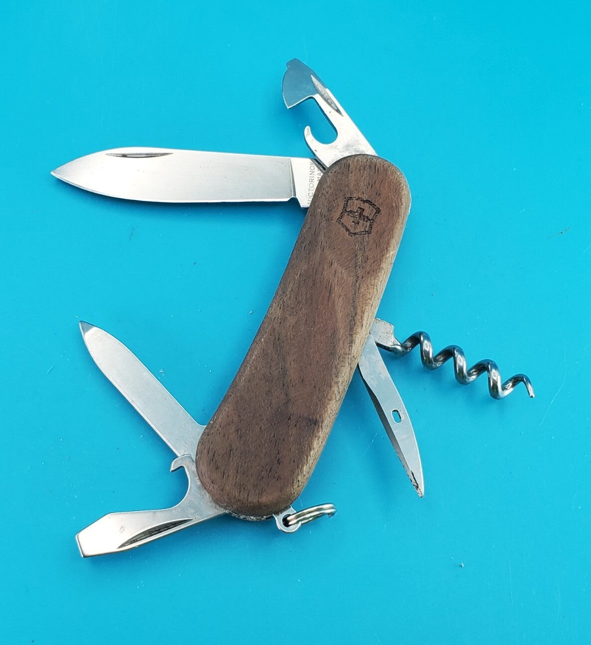 Victorinox Delemont EvoWood 10 85mm Swiss Army Knife Multi-Tool!
