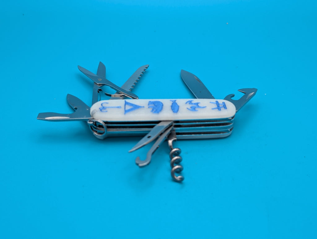 Custom Victorinox Huntsman Glow in the Dark Swiss Army Knife Multi Tool!