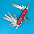 Vintage Wenger Seafarer Red Swiss Army Knife Multi Tool! 85mm