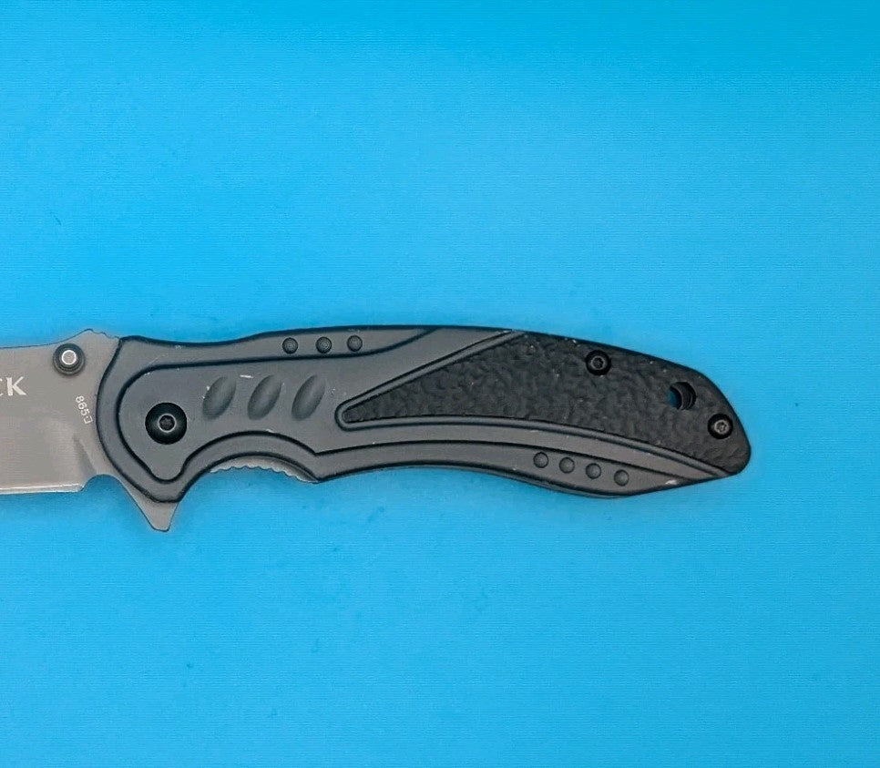 Buck Trigger 865 Liner Lock Folding Flipper Pocket Knife Aluminum - Discontinued