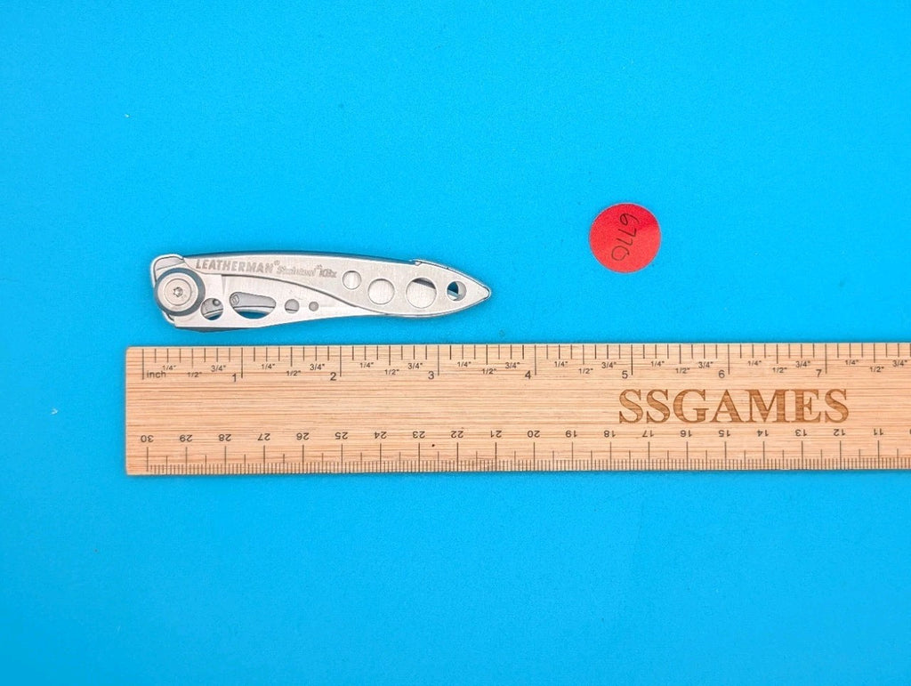 Leatherman Skeletool KBX Pocket Knife w/ Bottle Opener, SILVER!