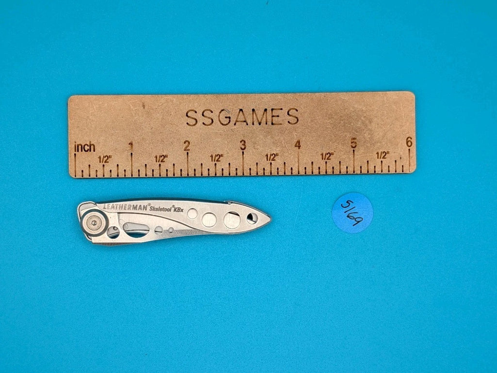Leatherman Skeletool KBX Pocket Knife w/ Bottle Opener, SILVER!