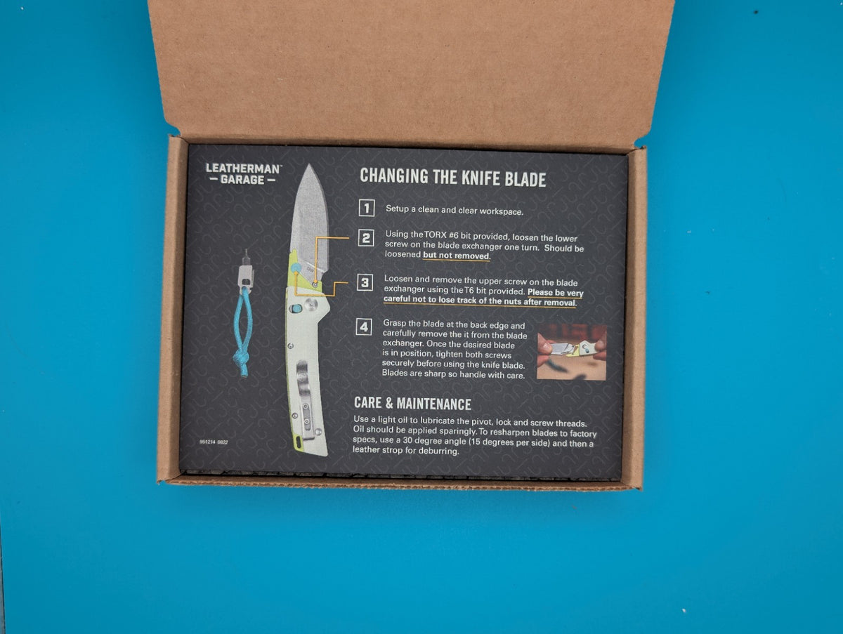 Leatherman Garage - Batch #003: Parts - Limited Edition Knife - Brand New In Box