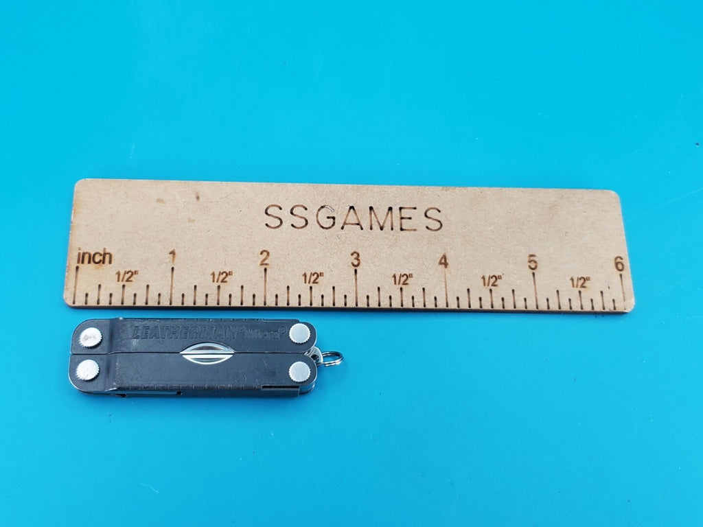Leatherman Micra Multi-Tool, Knife, Scissors, Key Ring, Gray!