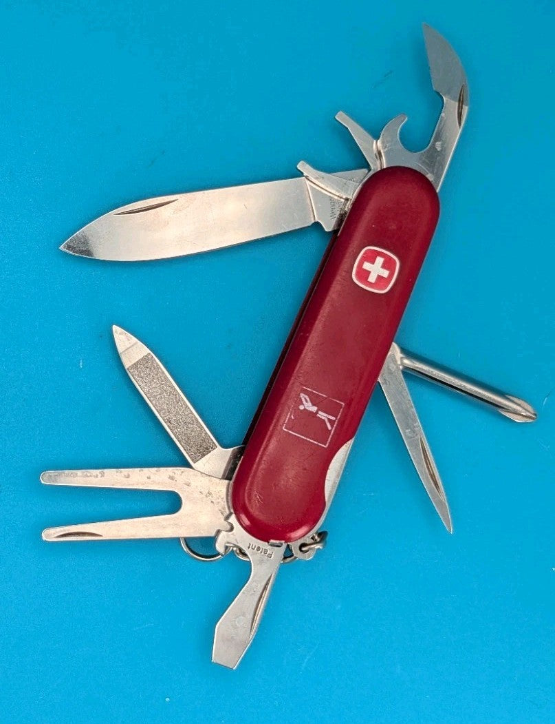 Vintage Wenger Golfer Swiss Army Knife Multi Tool! *JIM BERTRAND*