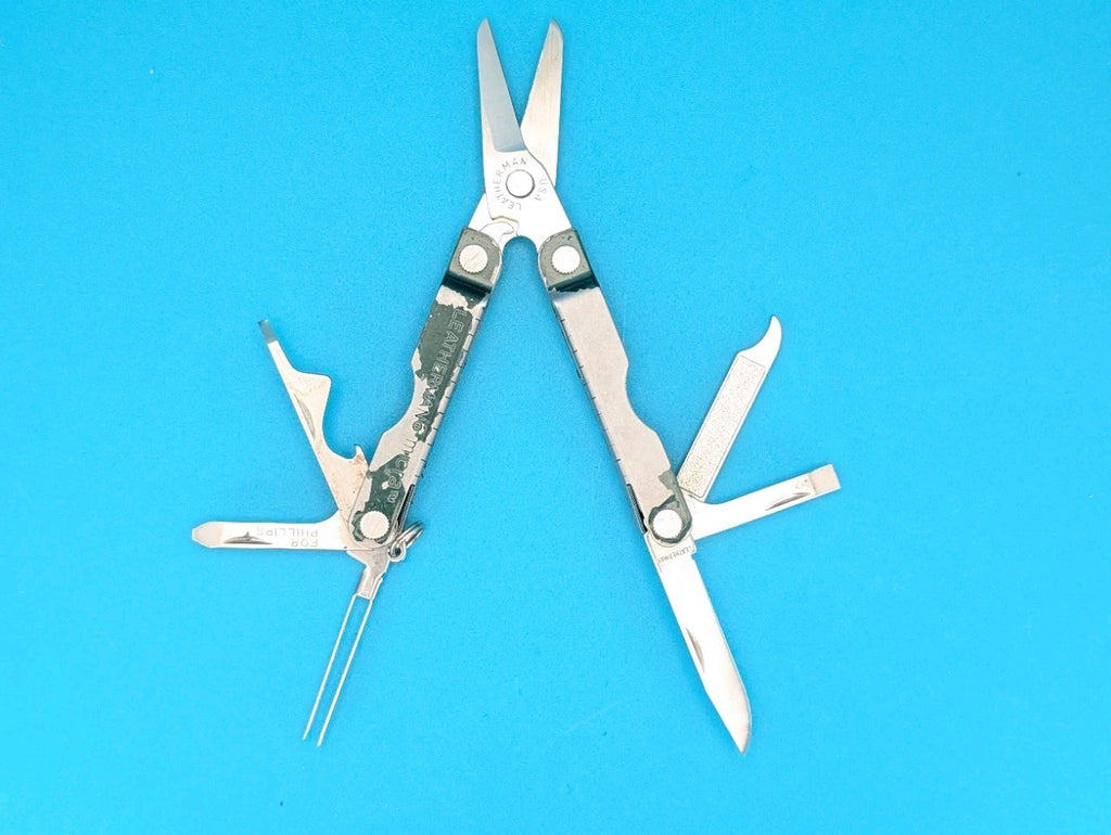 Leatherman Micra Multi-Tool Knife Scissors Key Ring! MIXED COLORS! LOT OF 5!