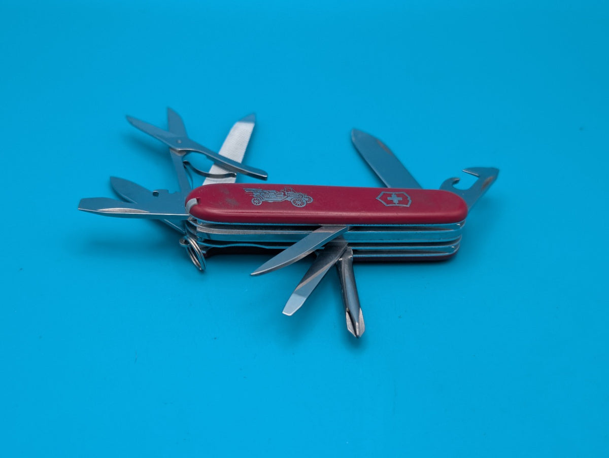 Victorinox Vintage Grand Prix Red Swiss Army Knife Multi Tool!