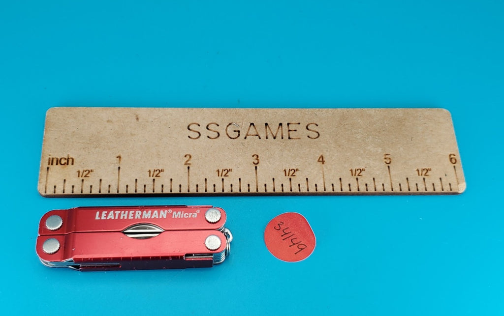 Leatherman Micra Multi-Tool, Knife, Scissors, Key Ring, Red!