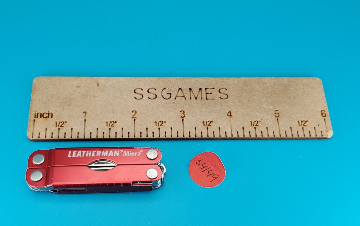 Leatherman Micra Multi-Tool, Knife, Scissors, Key Ring, Red!