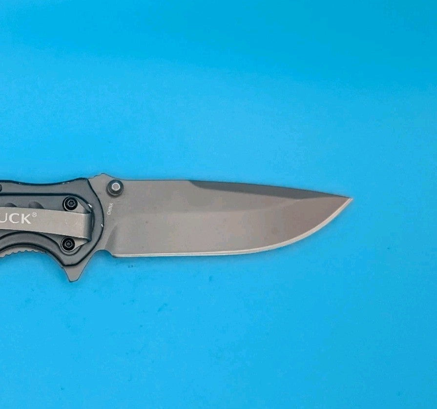 Buck Trigger 865 Liner Lock Folding Flipper Pocket Knife Aluminum - Discontinued