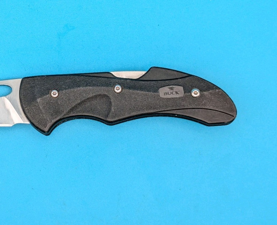 Buck Knife USA Fluid 289 Discontinued Drop Point 3” 420HC Satin Mid-Lockback!