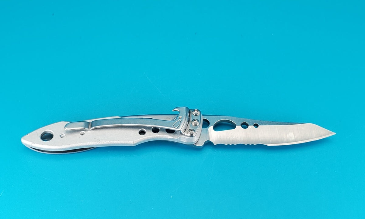 Leatherman Skeletool KBX Pocket Knife w/ Bottle Opener, SILVER!