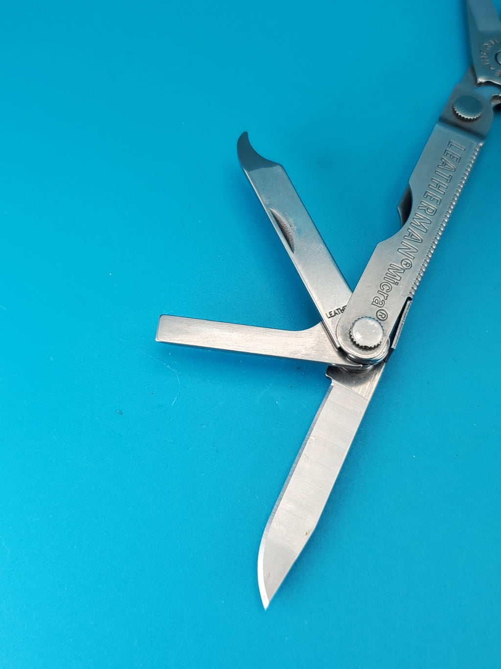 Leatherman Micra Multi-Tool, Knife, Scissors, Key Ring, Stainless!