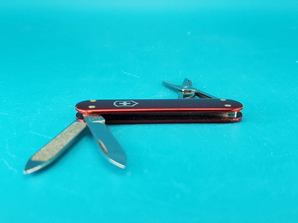 Vintage Victorinox Swiss Army Knife Red Smooth Alox Companion 58mm