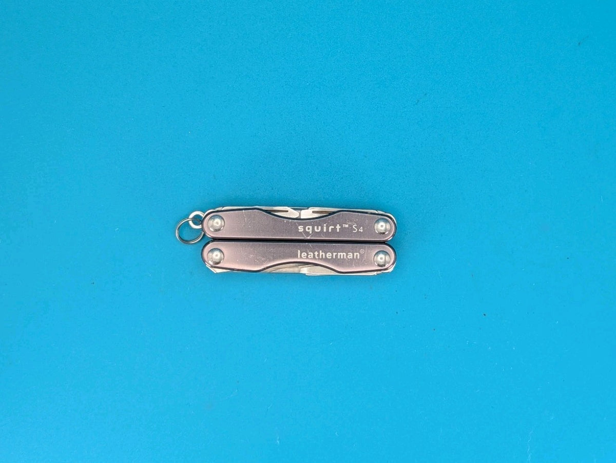 Leatherman Squirt S4 Multi-Tool, Key Ring, Retired, GRAY!