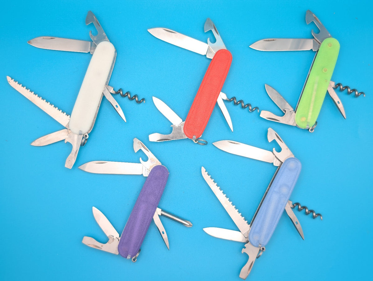 Custom Victorinox Glow in the Dark Swiss Army Knife Multi Tool! LOT OF 5!