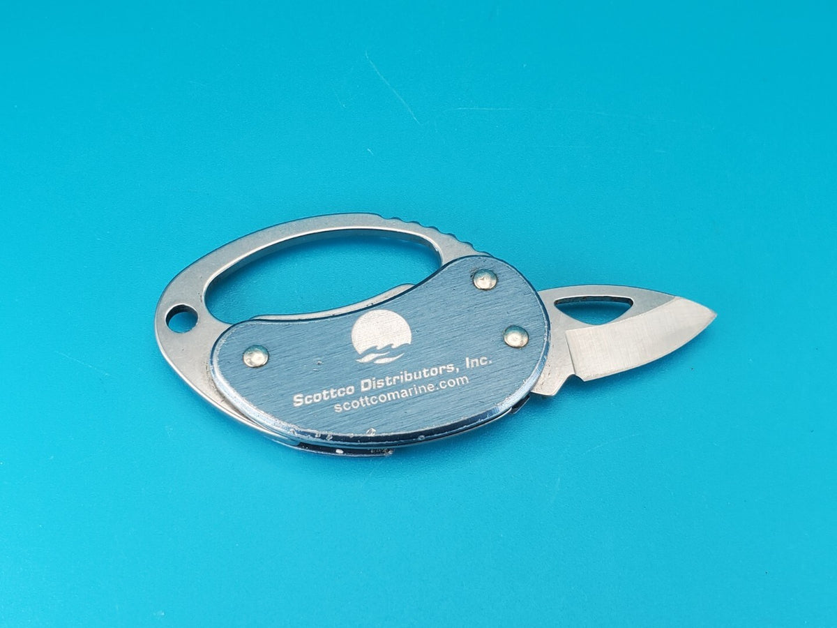 Buck USA 759 BLUE Folding Pocket Knife & Bottle Opener! 2013 DATE