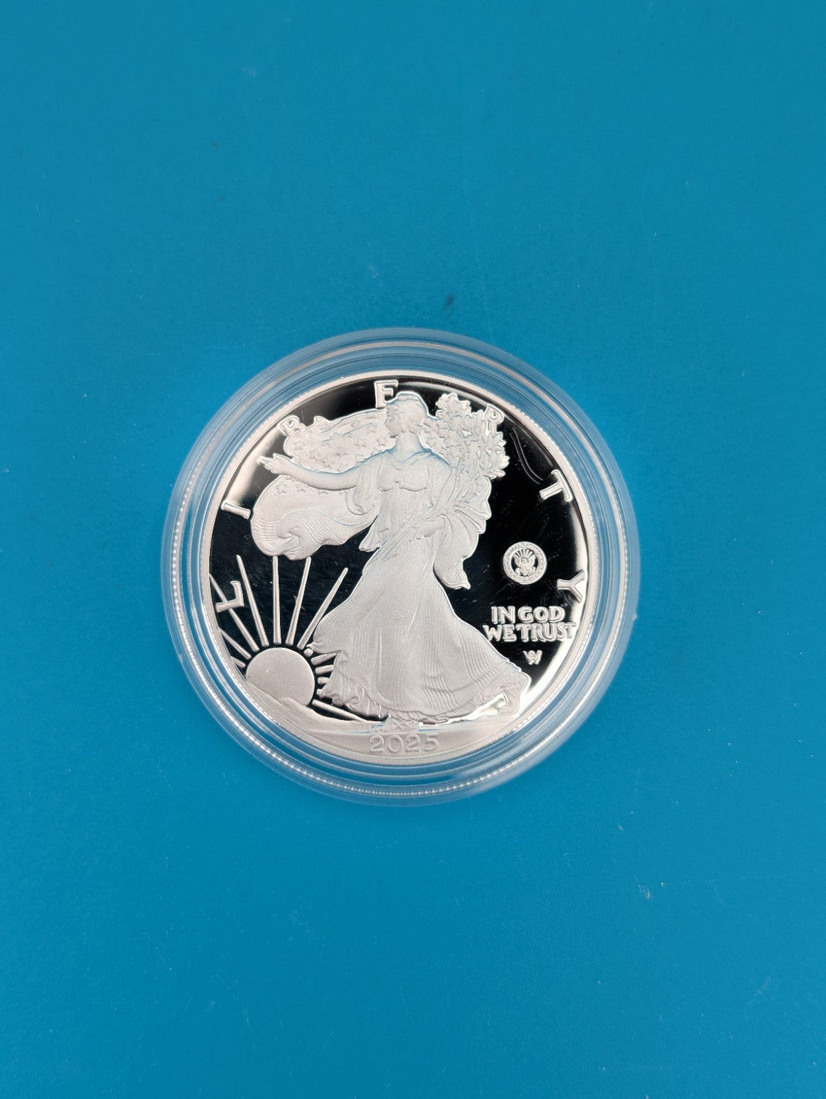 2025 250th Anniversary American Silver Eagle Proof w/ Navy Privy! IN BOX!