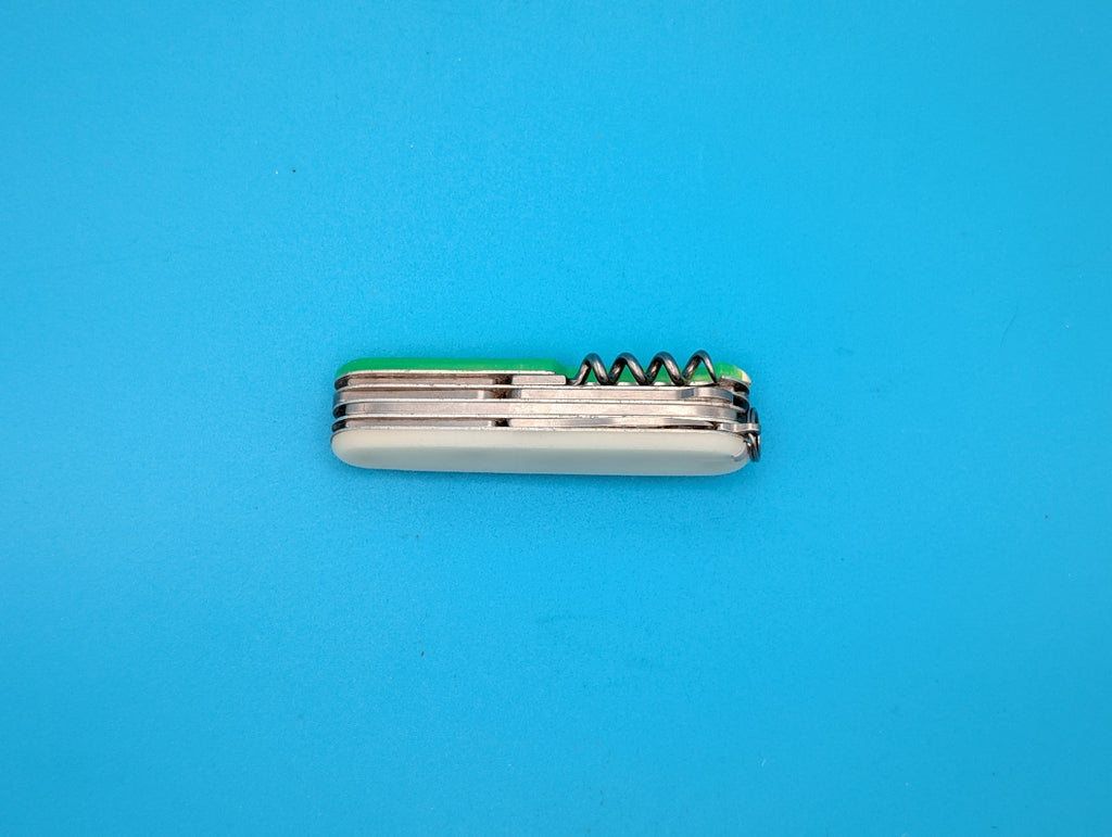 CUSTOM VICTORINOX EXPLORER GLOW IN THE DARK SWISS ARMY KNIFE MULTI TOOL! 91mm
