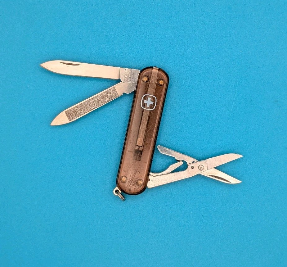 Wenger Esquire Microlite Swiss Army Knife Multi Tool! Bright White Led!