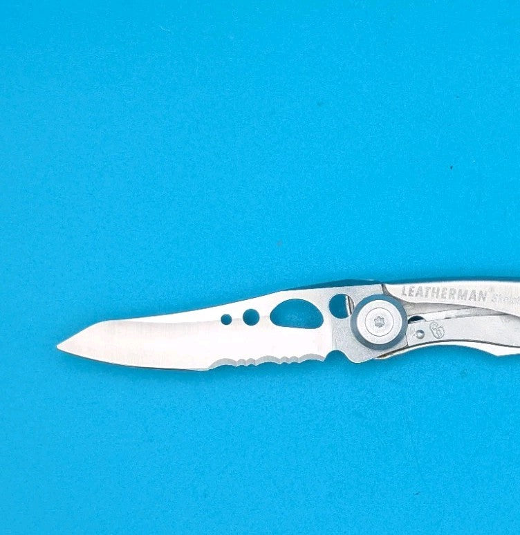 Leatherman Skeletool KBX Pocket Knife w/ Bottle Opener, SILVER!