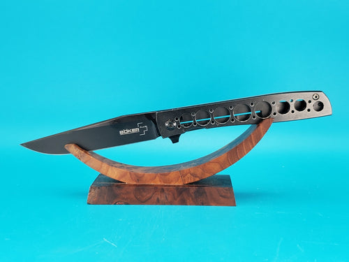 Boker Plus Urban Trapper Massdrop Exclusive Pocket Knife, Titanium Handle! Black