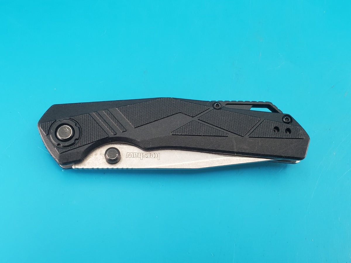 Kershaw Knives Camshaft Liner Lock 1370 4Cr13 Stainless Black Nylon