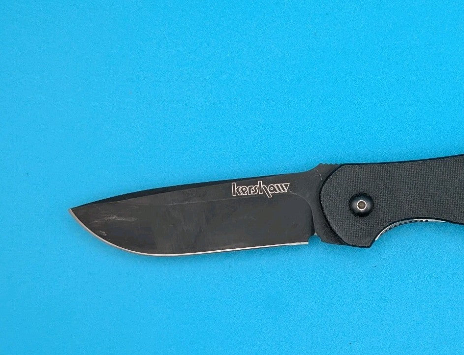 KERSHAW 1745BLK ENER-G2 BLACK LEE WILLIAMS DESIGN FLIPPER OPEN POCKET KNIFE!
