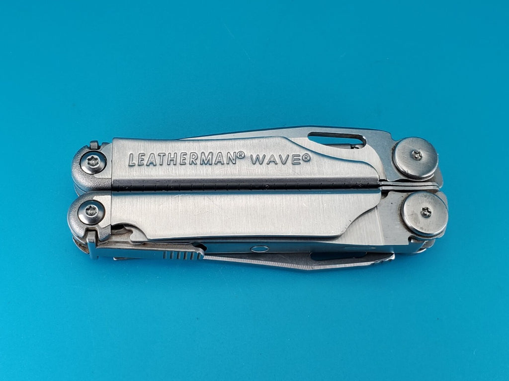 Leatherman Wave Multi Tool! Stainless! Retired! Free Shipping!