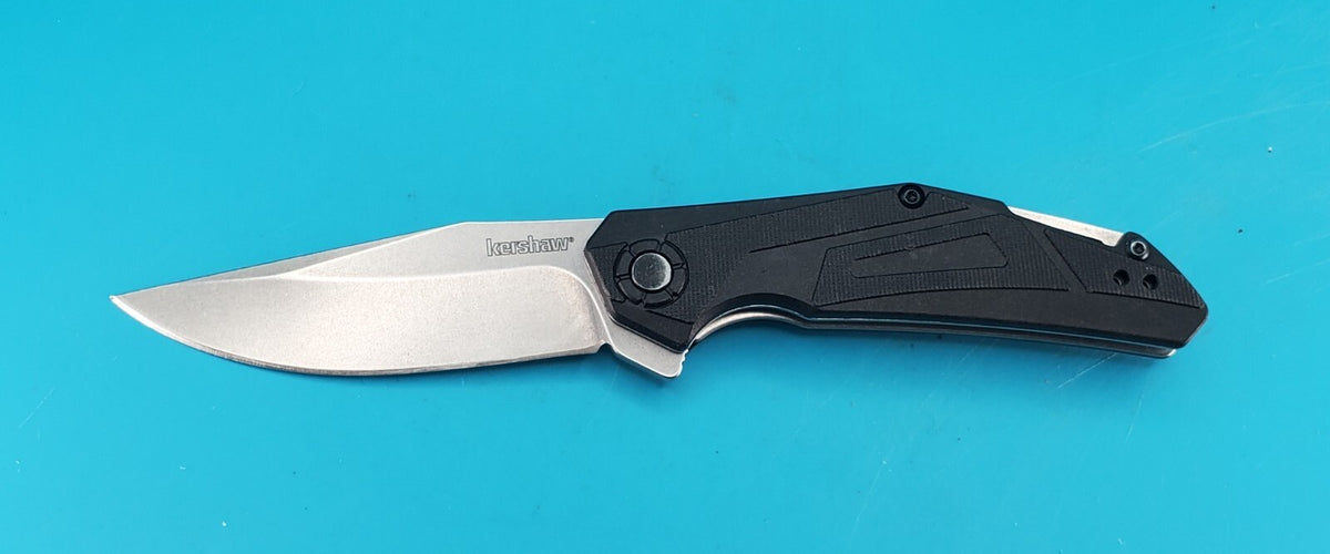 Kershaw Knives Camshaft Liner Lock 1370 4Cr13 Stainless Black Nylon
