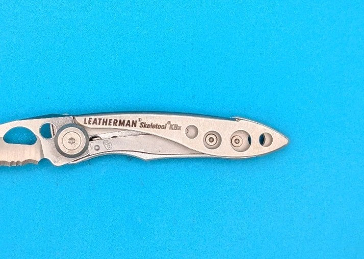 Leatherman Skeletool KBX Pocket Knife w/ Bottle Opener, SILVER!