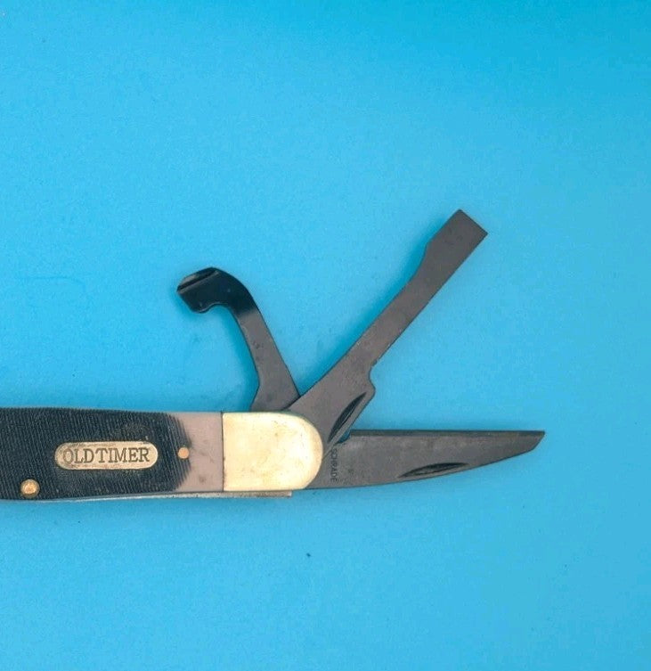 Schrade Old Timer 240T Wood Carving Whittling Pocket Knife!