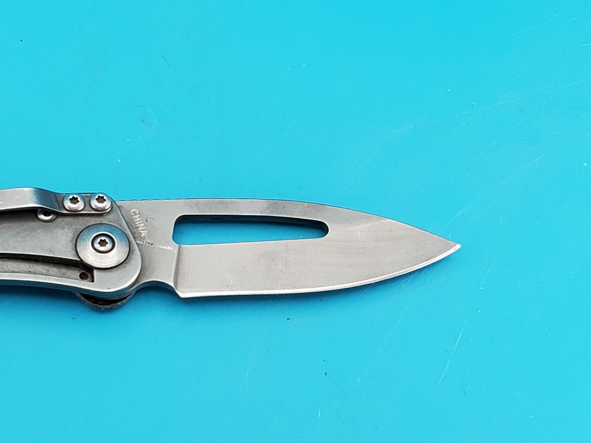 Buck 818 Apex Carbon Fiber Handle Folding Pocket Knife! RARE!
