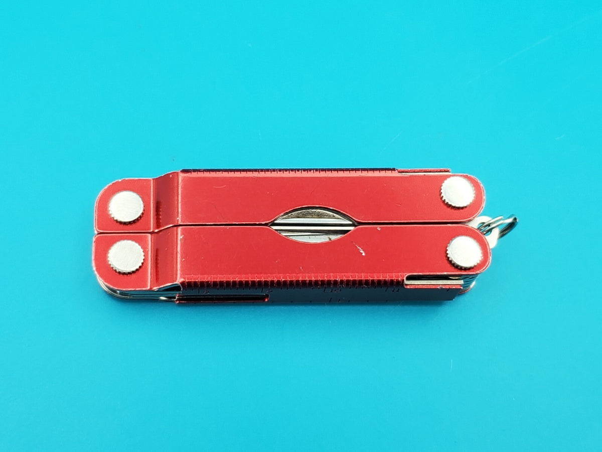 Leatherman Micra Multi-Tool, Knife, Scissors, Key Ring, Red!