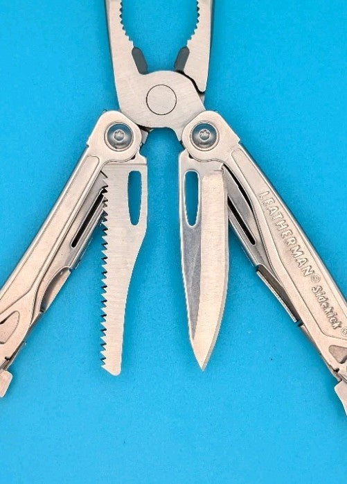 Leatherman Sidekick Multi-Tool, Knife, Pliers, Saw, Stainless! With Sheath!