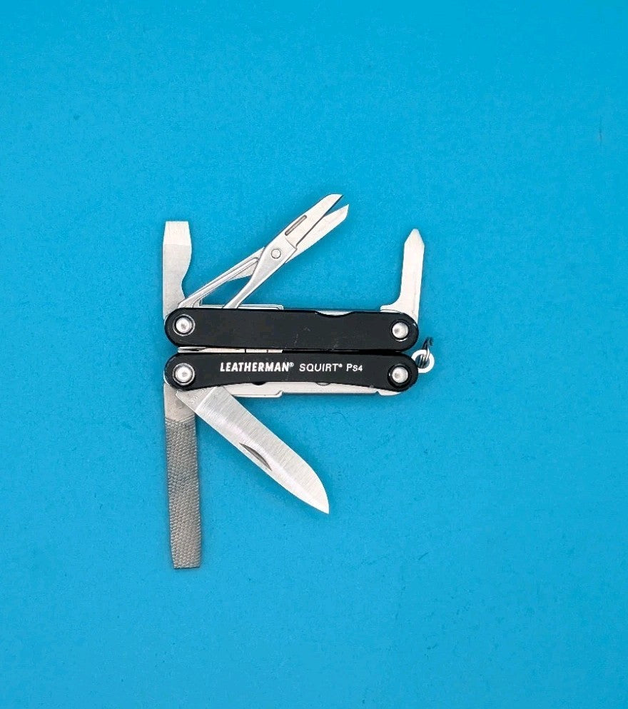 Leatherman SQUIRT PS4 Multi-Tool With Pliers Scissors Knife BLACK!
