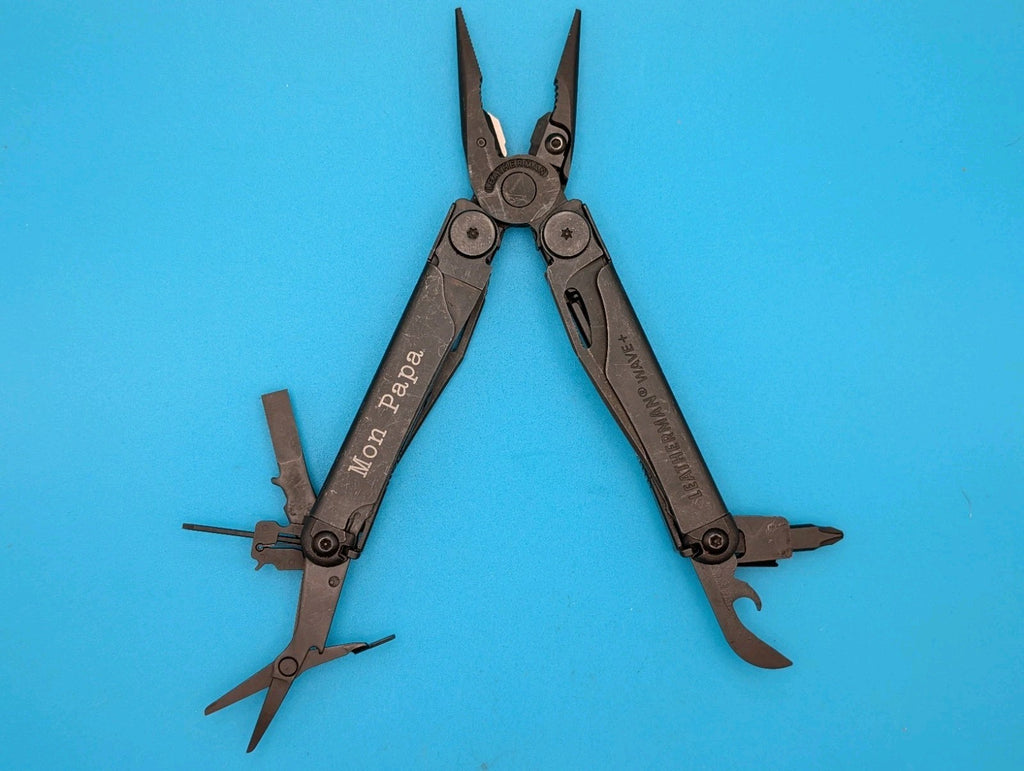 Leatherman Wave Plus + Multi-Tool! FAST SHIPPING! BLACK! WITH SHEATH! *MON PAPA*