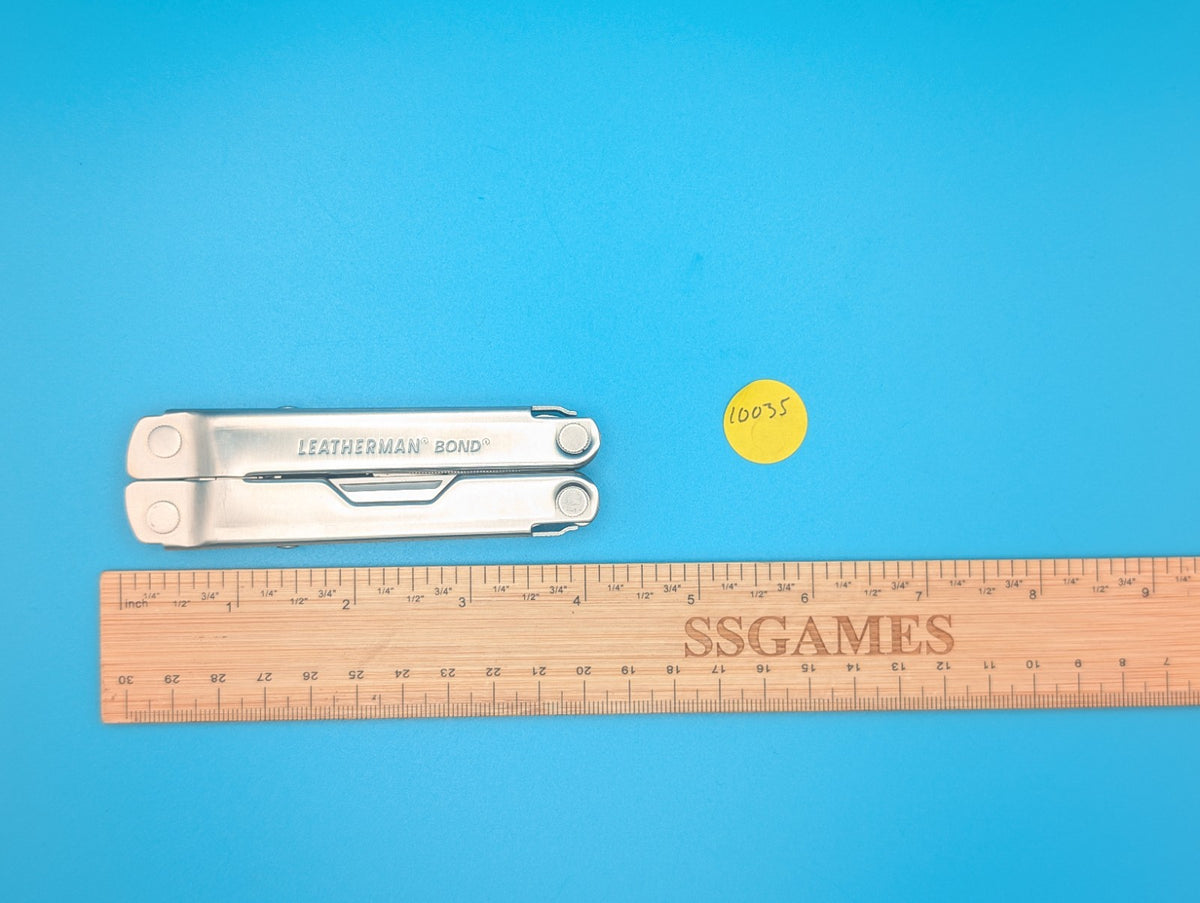 LEATHERMAN Bond Multitool, Stainless Steel Everyday Tool! WITH SHEATH!