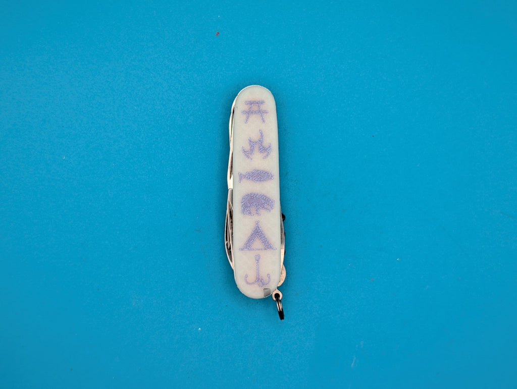 Custom Victorinox Huntsman Glow in the Dark Swiss Army Knife Multi Tool!
