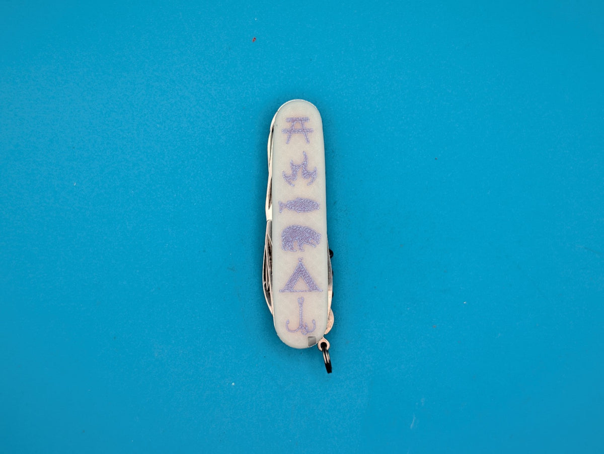 Custom Victorinox Huntsman Glow in the Dark Swiss Army Knife Multi Tool!