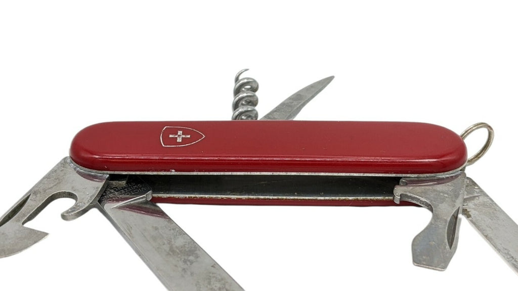 Victorinox Tourist Clip Point Blade Swiss Army Knife Vintage Rare!